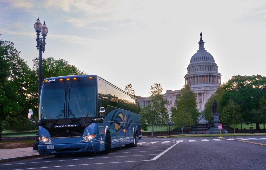 56 passenger charter bus