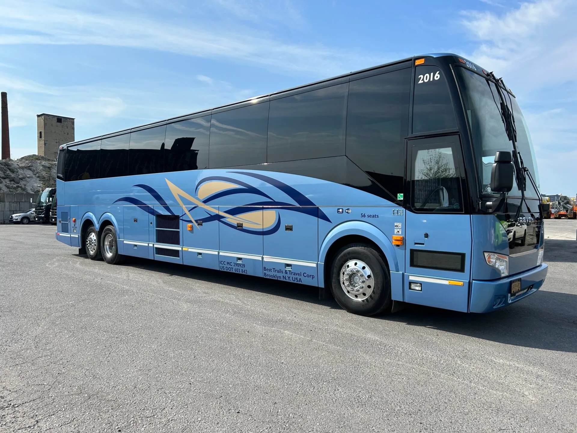 56 Passenger Charter Bus